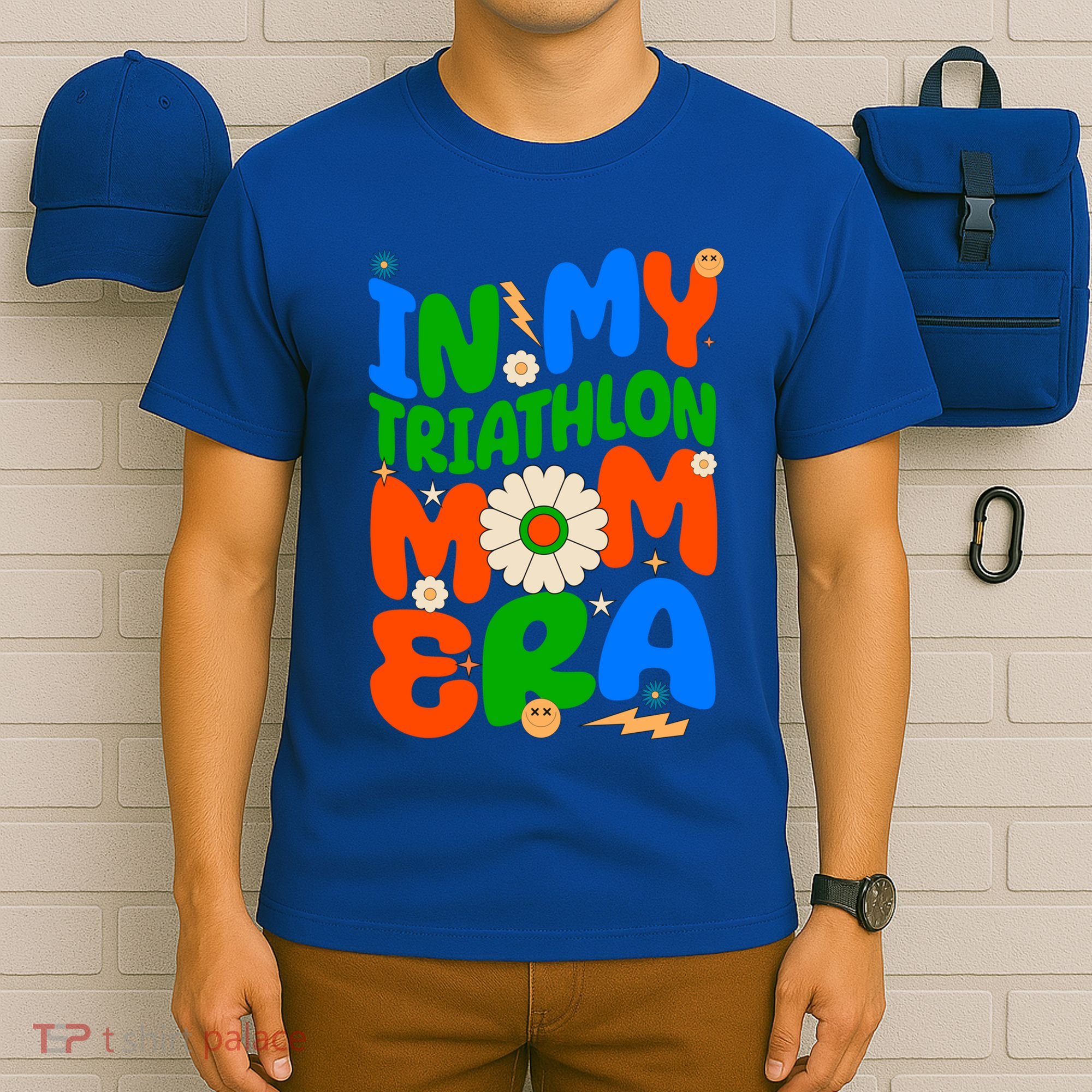 Sunflower Triathlon Sport Game In My Triathlon Mom Era Gift T-Shirt