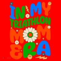 Sunflower Triathlon Sport Game In My Triathlon Mom Era Gift Santa Hat thumb 1