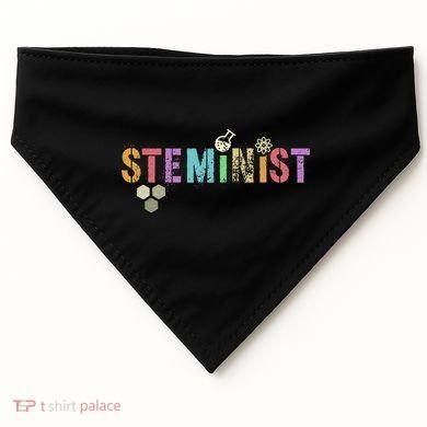 STEMINIST Technology Student STEM Teacher Women Engineering USA-Made Doggie Bandana