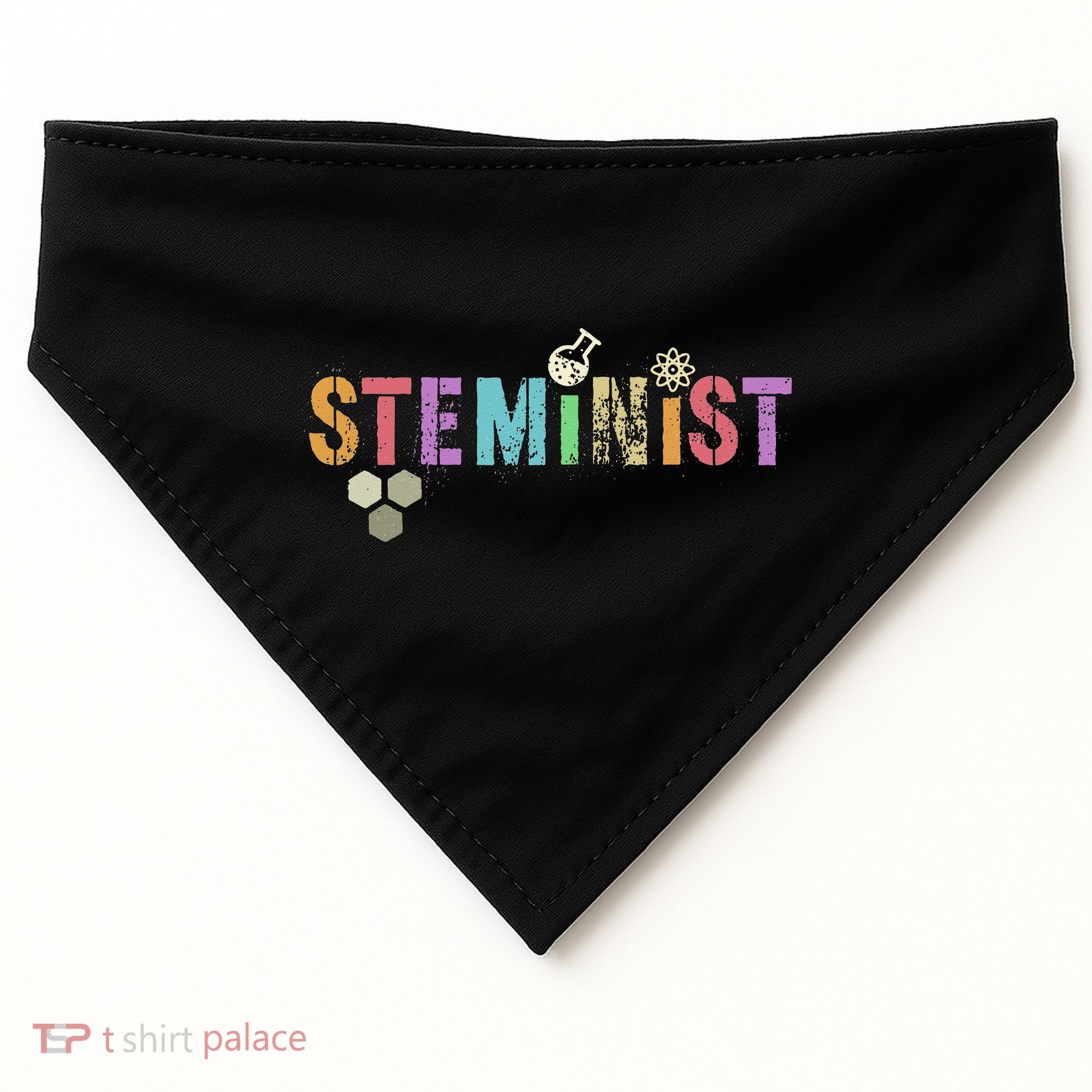 STEMINIST Technology Student STEM Teacher Women Engineering USA-Made Doggie Bandana