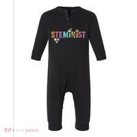 STEMINIST Technology Student STEM Teacher Women Engineering Infant Fleece One Piece thumb 0
