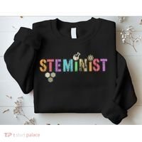 STEMINIST Technology Student STEM Teacher Women Engineering Sweatshirt thumb 2