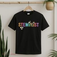 STEMINIST Technology Student STEM Teacher Women Engineering T-Shirt thumb 2