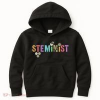 STEMINIST Technology Student STEM Teacher Women Engineering Kids Hoodie thumb 0
