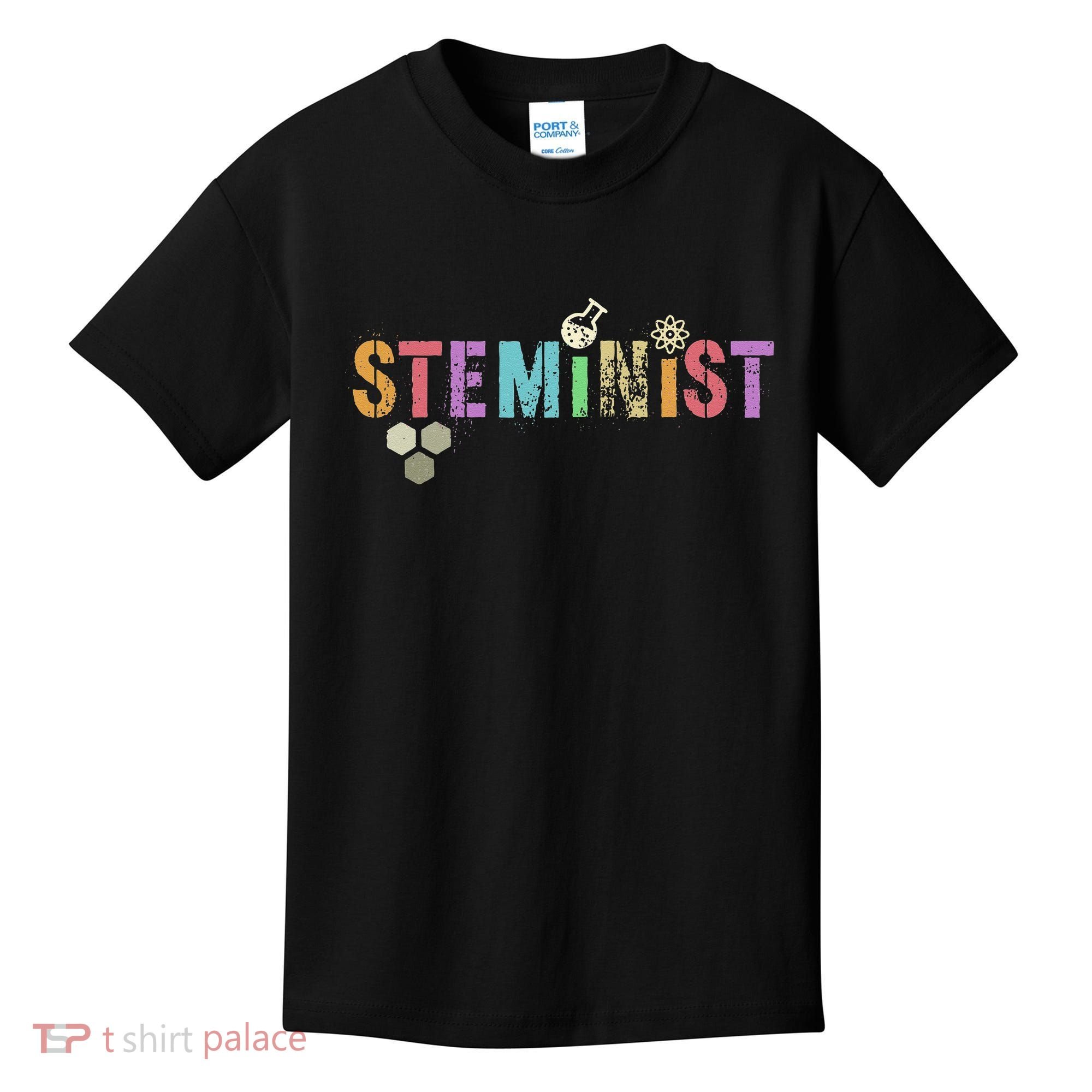 STEMINIST Technology Student STEM Teacher Women Engineering Kids T-Shirt