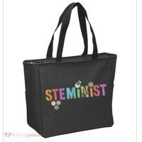STEMINIST Technology Student STEM Teacher Women Engineering Tote Bag thumb 2