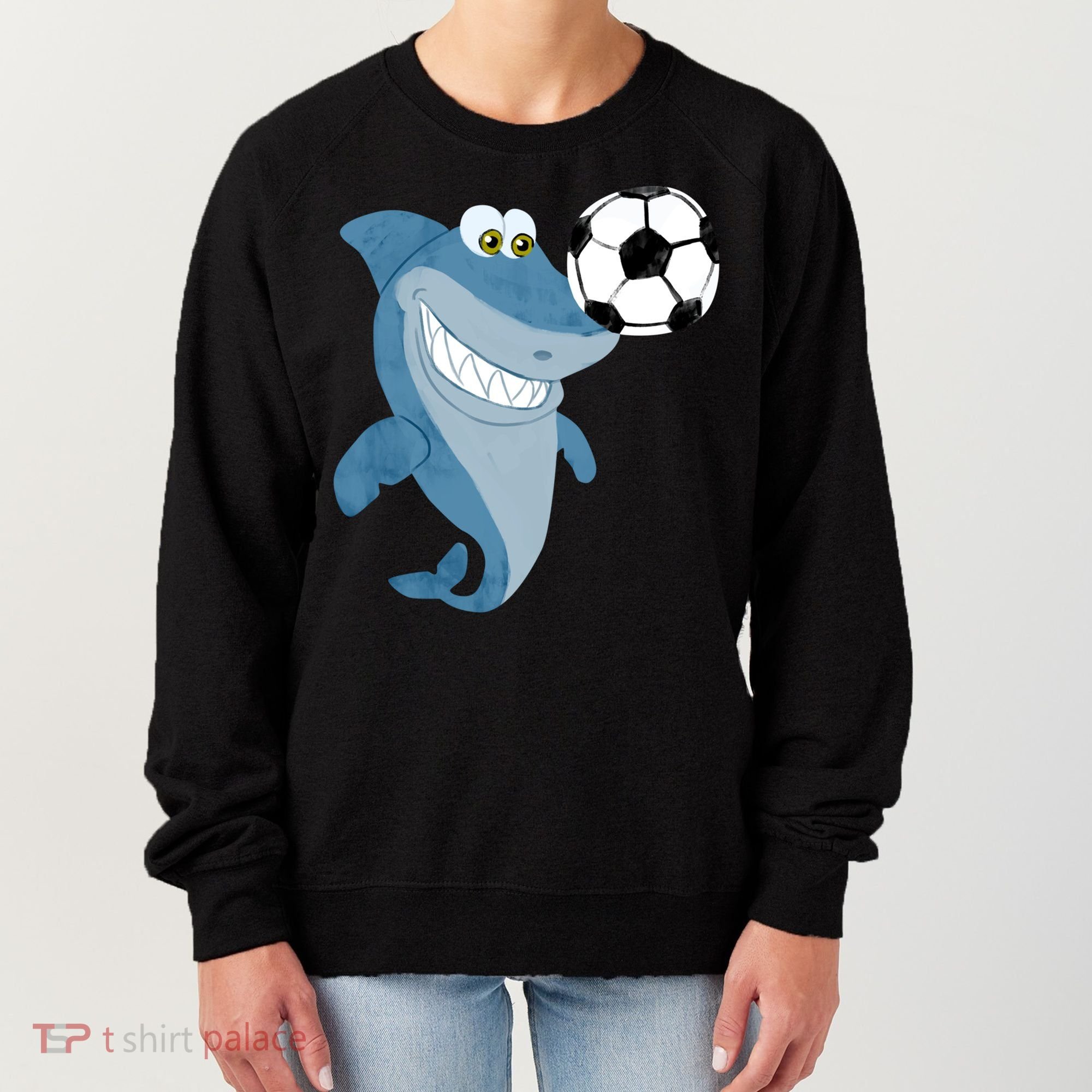 Soccer Team Shark Meaningful Gift Soccer Player Gift Women's Sweatshirt