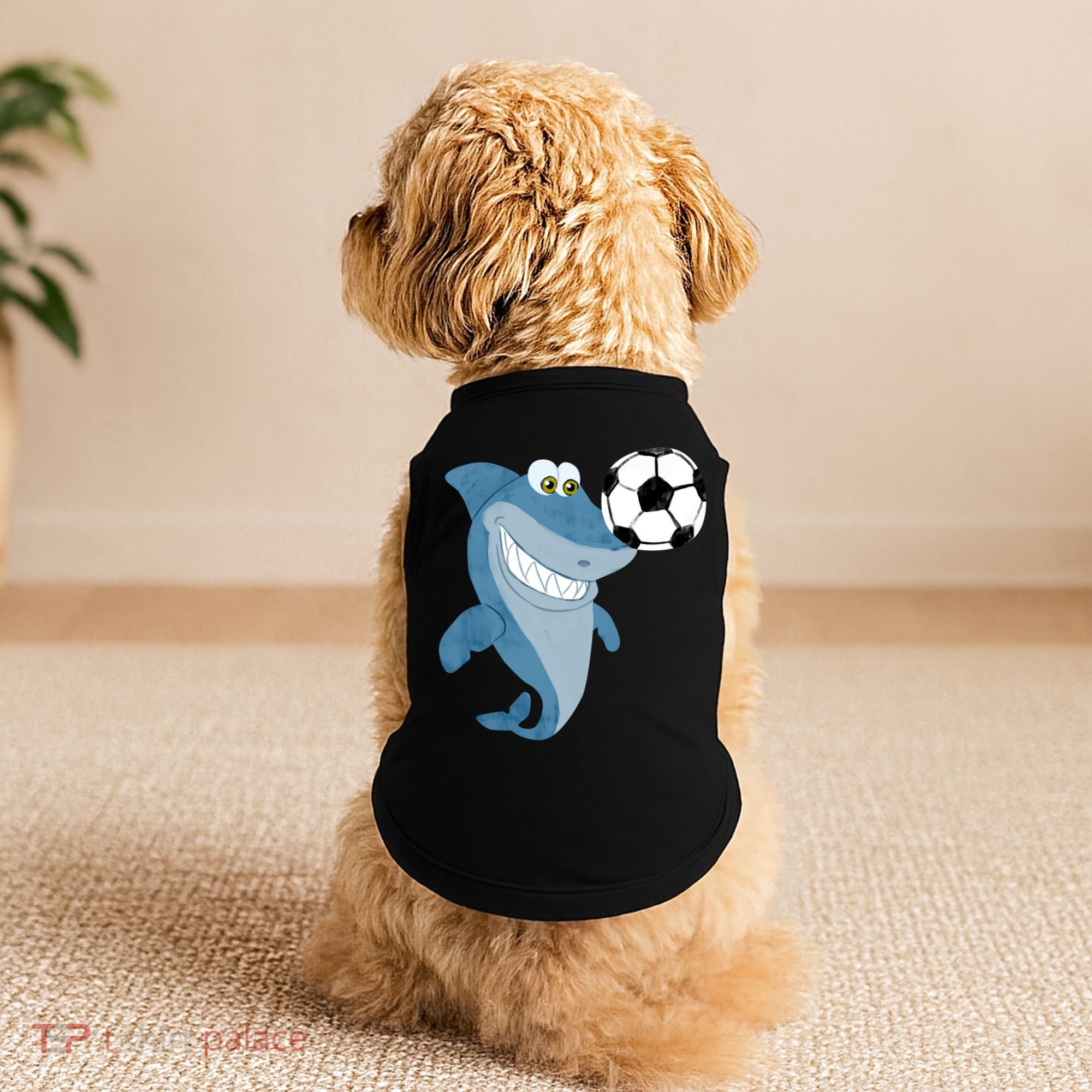 Soccer Team Shark Meaningful Gift Soccer Player Gift Doggie Tank
