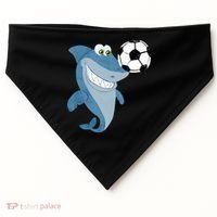 Soccer Team Shark Meaningful Gift Soccer Player Gift USA-Made Doggie Bandana thumb 0