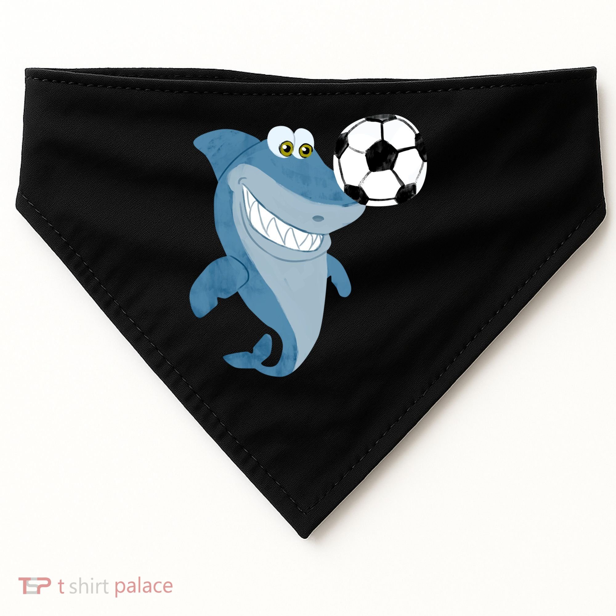 Soccer Team Shark Meaningful Gift Soccer Player Gift USA-Made Doggie Bandana