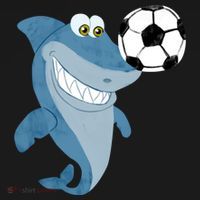 Soccer Team Shark Meaningful Gift Soccer Player Gift Backpack thumb 2