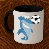Soccer Team Shark Meaningful Gift Soccer Player Gift Coffee Mug thumb 2