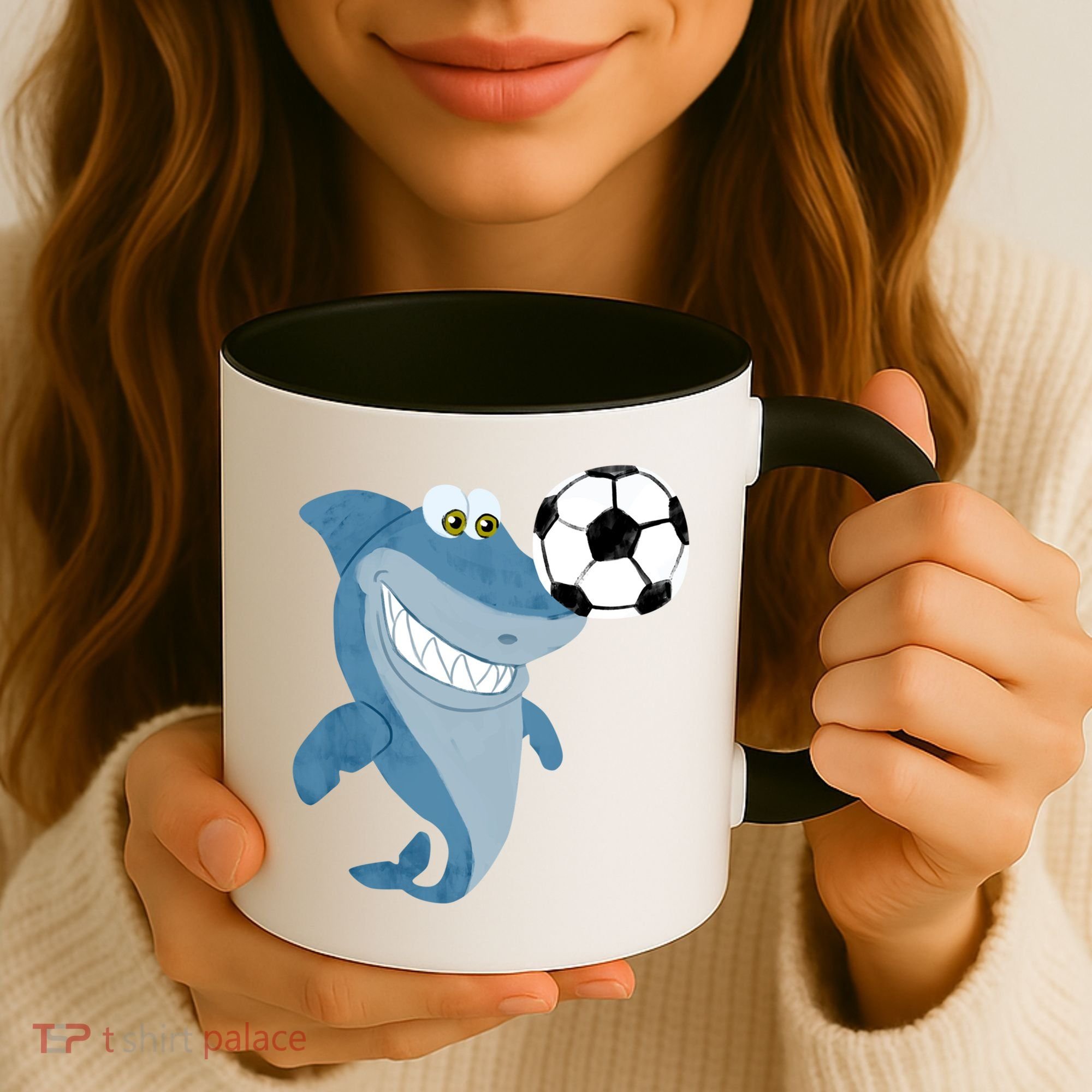 Soccer Team Shark Meaningful Gift Soccer Player Gift Coffee Mug