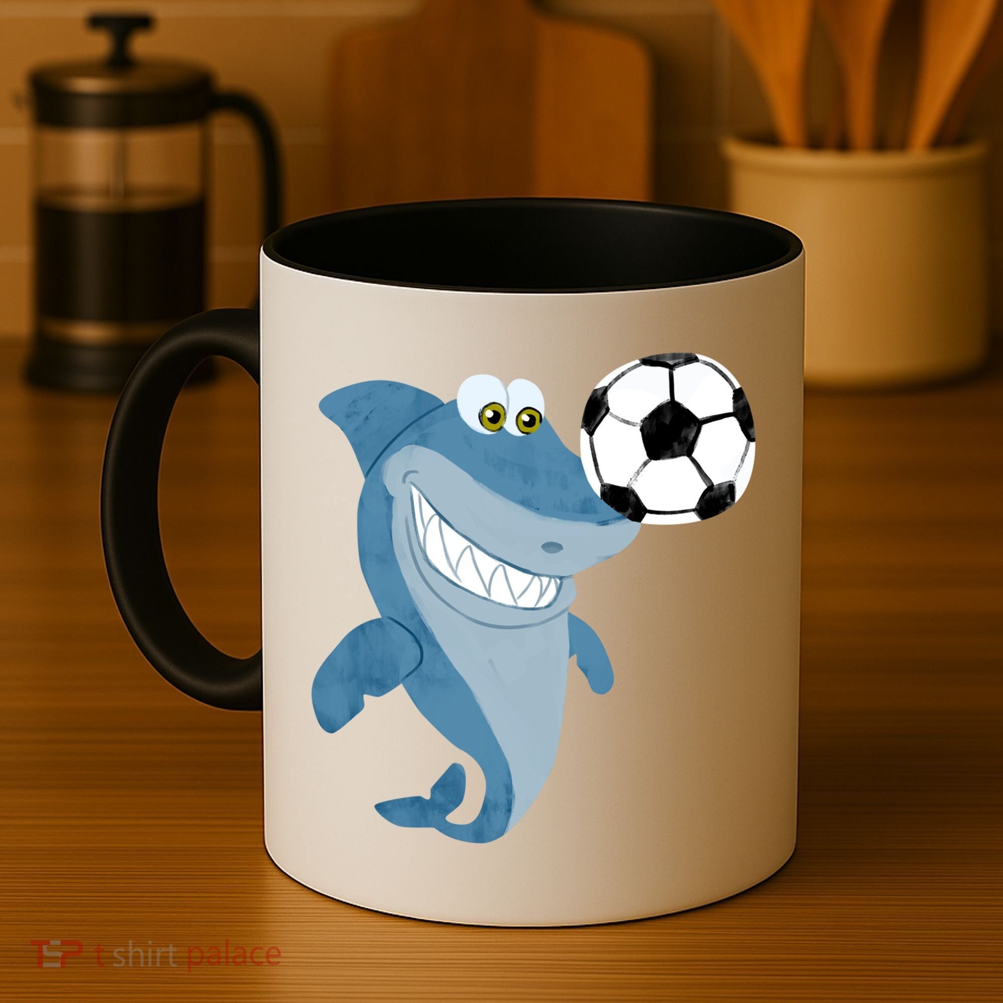 Soccer Team Shark Meaningful Gift Soccer Player Gift Coffee Mug