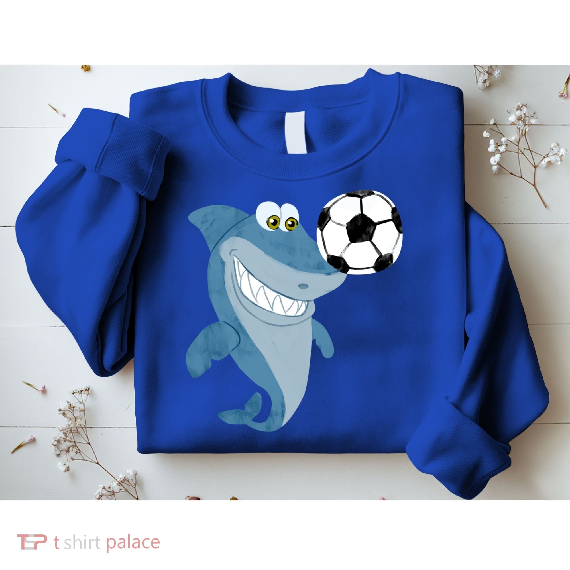 Soccer Team Shark Meaningful Gift Soccer Player Gift Sweatshirt
