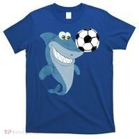 Soccer Team Shark Meaningful Gift Soccer Player Gift T-Shirt thumb 0