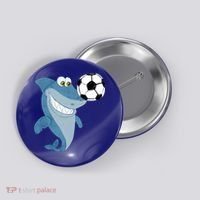 Soccer Team Shark Meaningful Gift Soccer Player Gift Button thumb 0