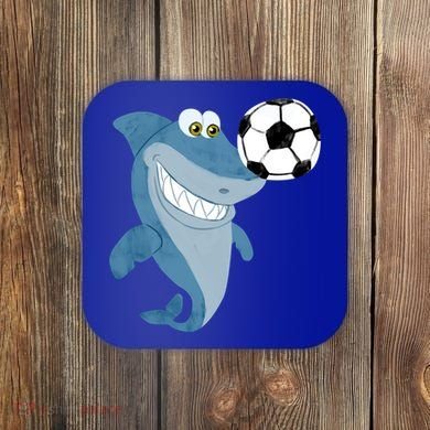 Soccer Team Shark Meaningful Gift Soccer Player Gift Coaster