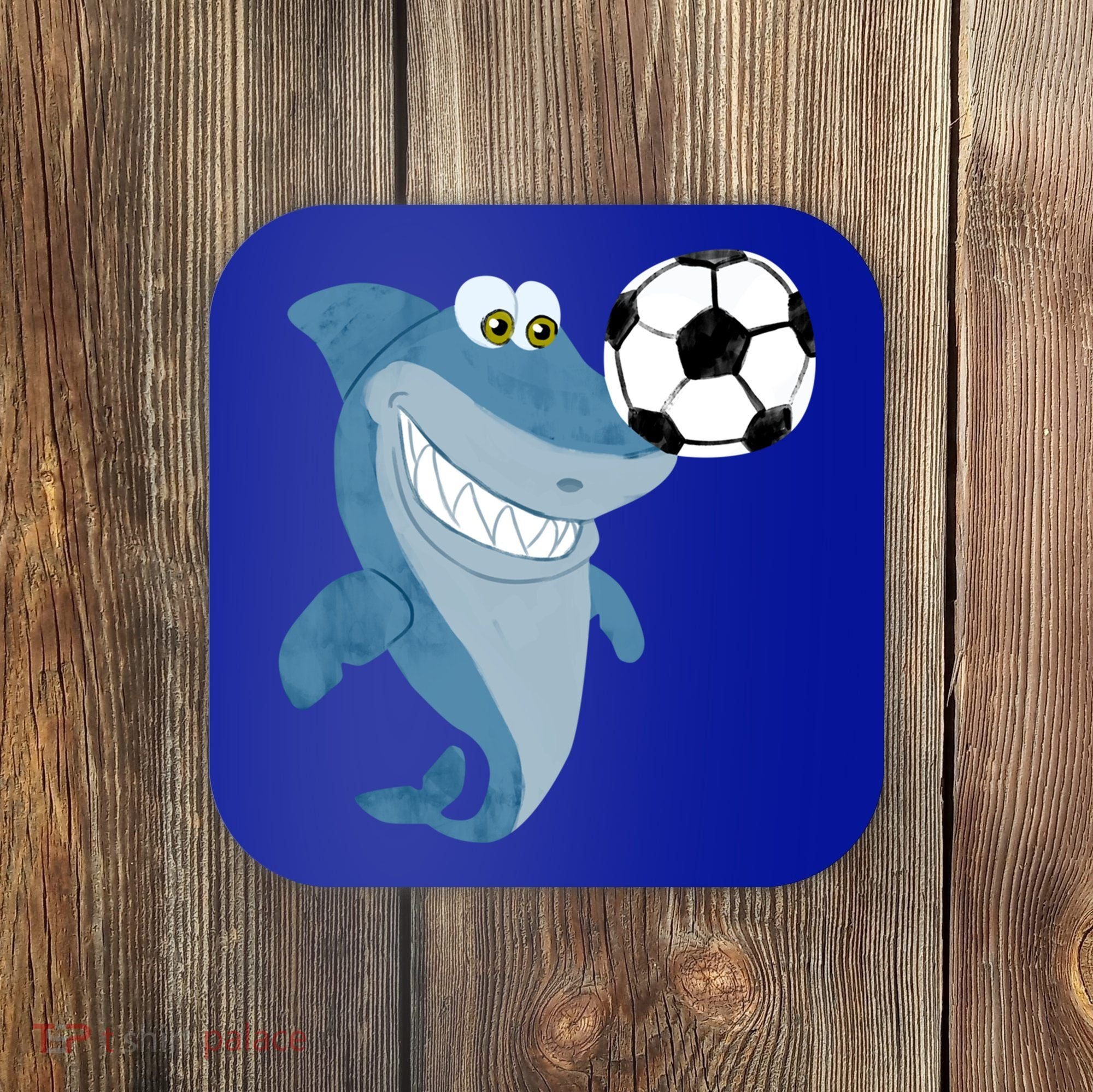 Soccer Team Shark Meaningful Gift Soccer Player Gift Coaster