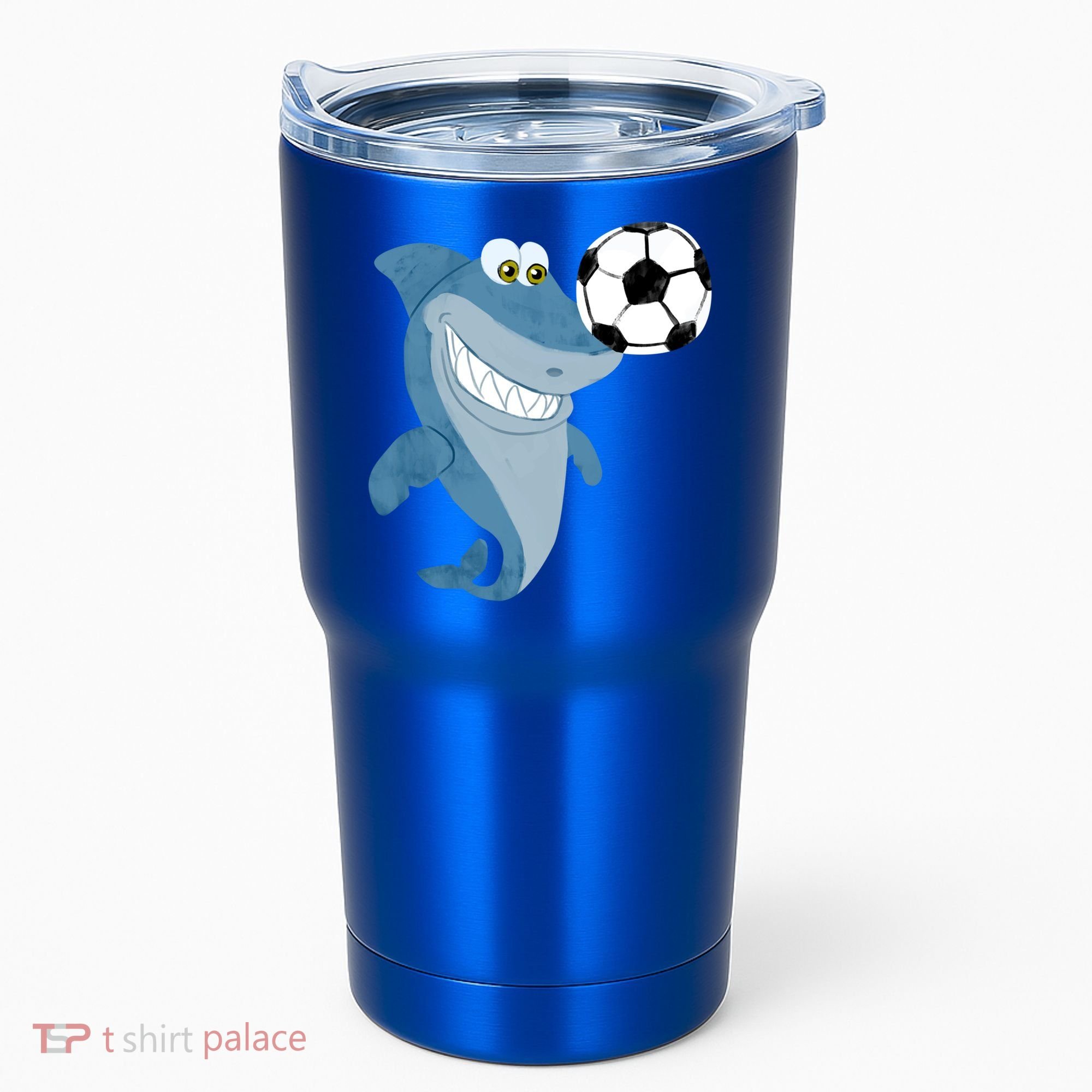 Soccer Team Shark Meaningful Gift Soccer Player Gift Tumbler