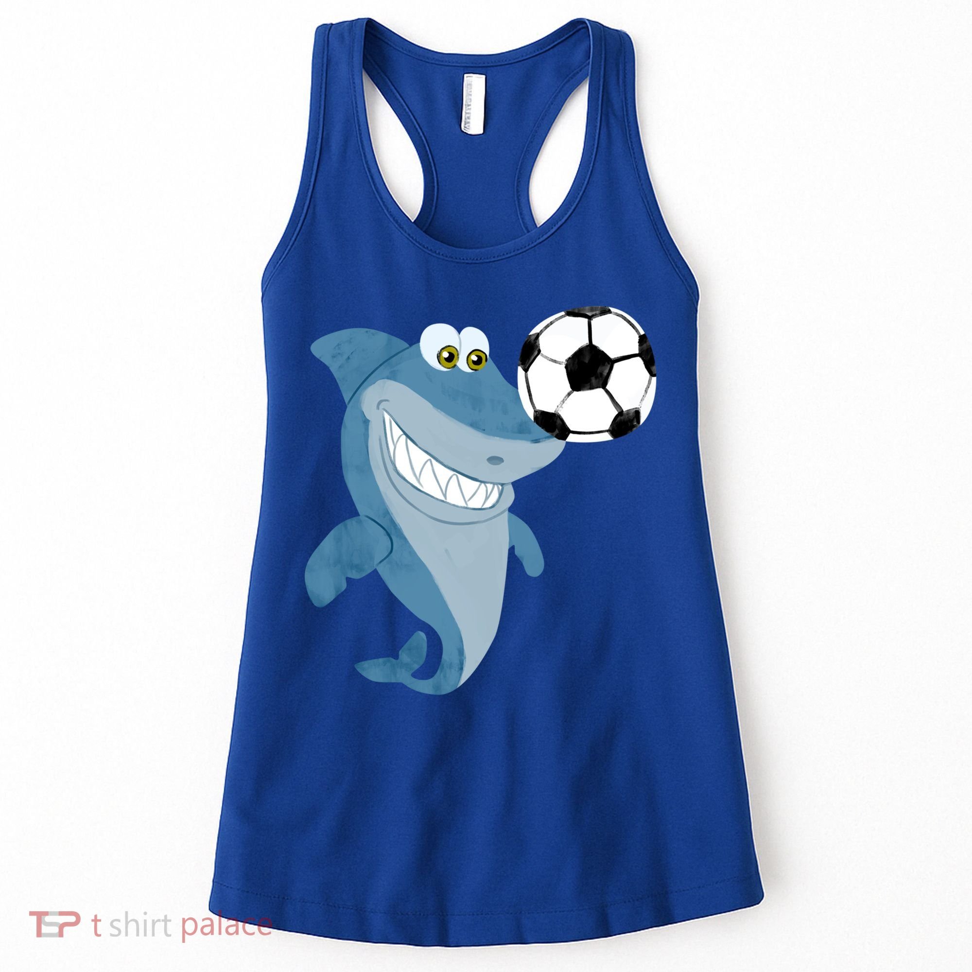 Soccer Team Shark Meaningful Gift Soccer Player Gift Women's Tank Top