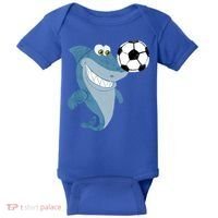 Soccer Team Shark Meaningful Gift Soccer Player Gift Baby Bodysuit thumb 0