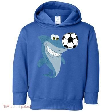 Soccer Team Shark Meaningful Gift Soccer Player Gift Toddler Hoodie
