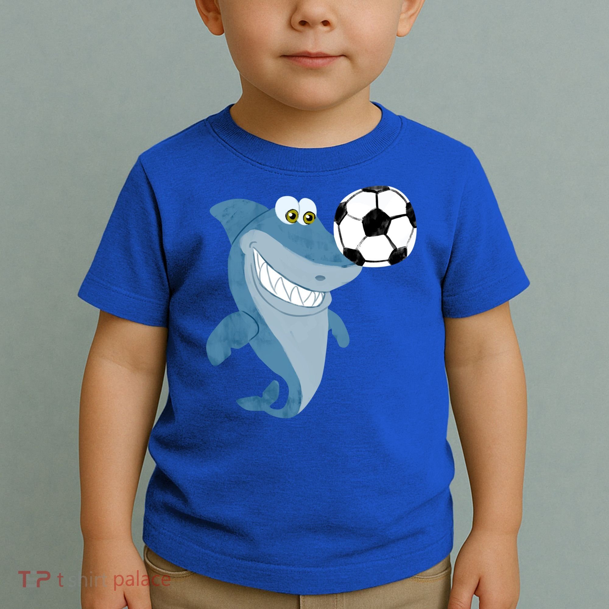 Soccer Team Shark Meaningful Gift Soccer Player Gift Toddler T-Shirt