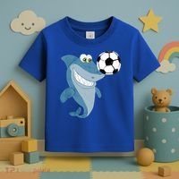 Soccer Team Shark Meaningful Gift Soccer Player Gift Toddler T-Shirt thumb 3