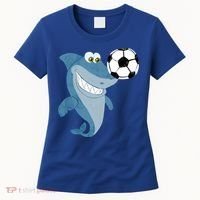 Soccer Team Shark Meaningful Gift Soccer Player Gift Women's T-Shirt thumb 0