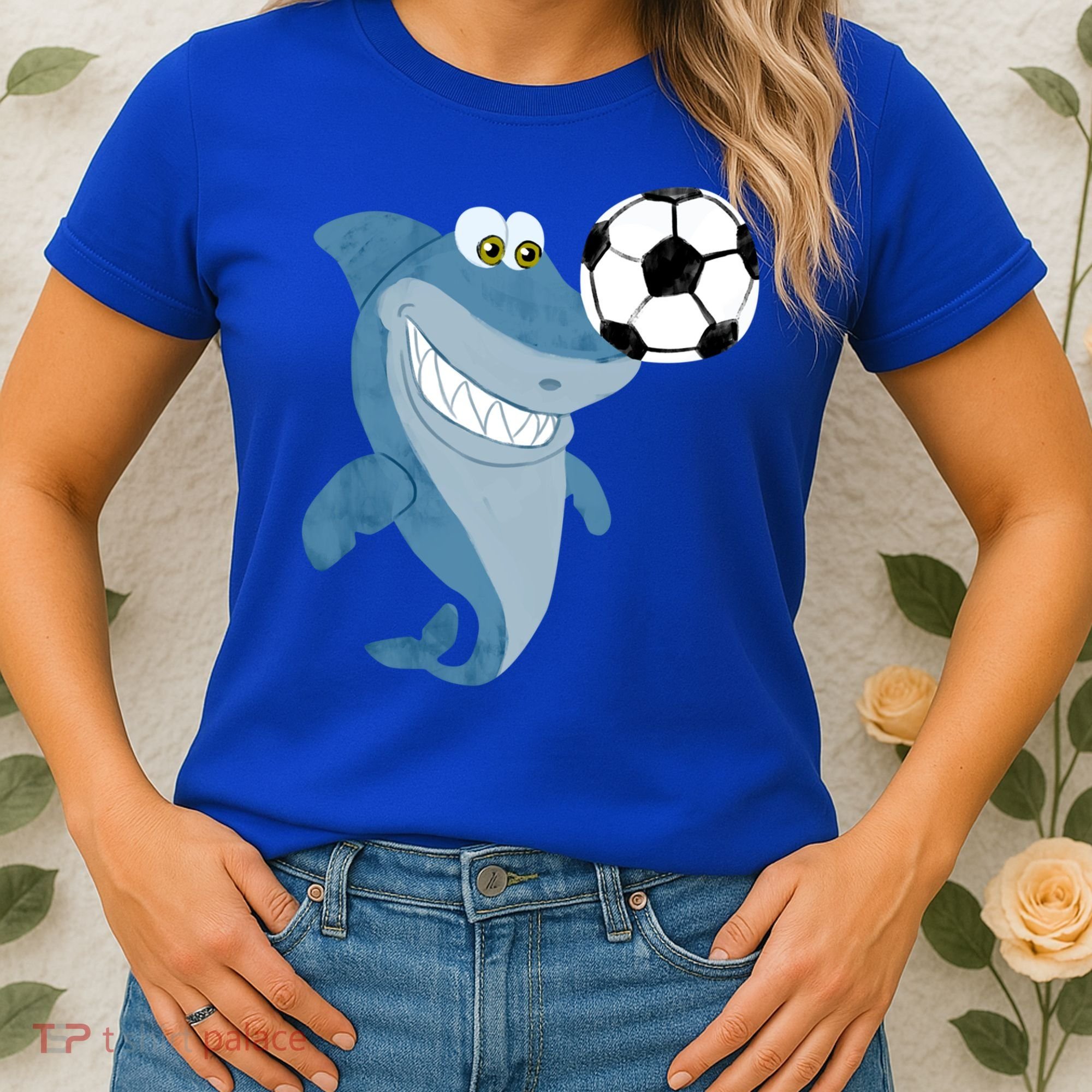 Soccer Team Shark Meaningful Gift Soccer Player Gift Women's T-Shirt
