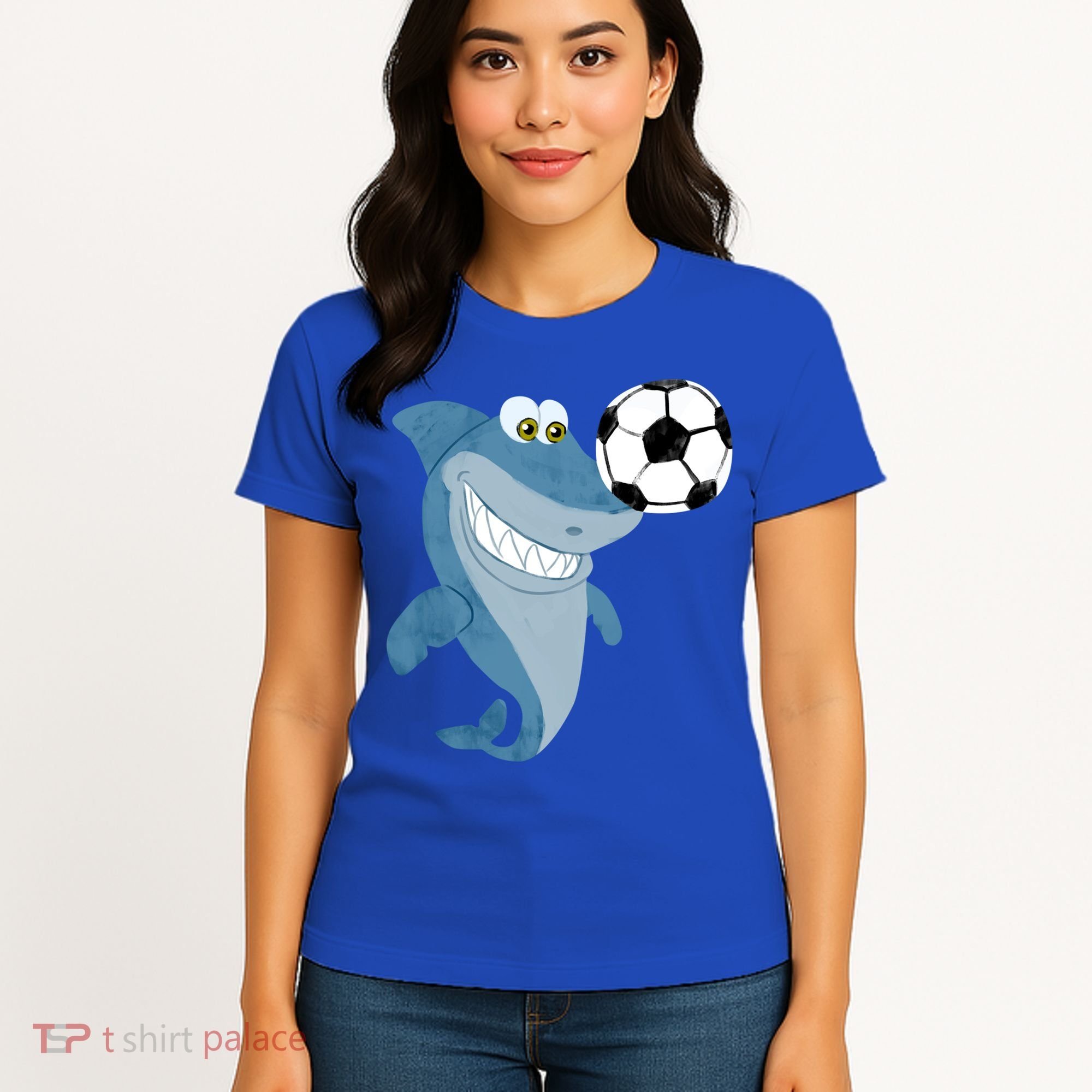 Soccer Team Shark Meaningful Gift Soccer Player Gift Women's T-Shirt