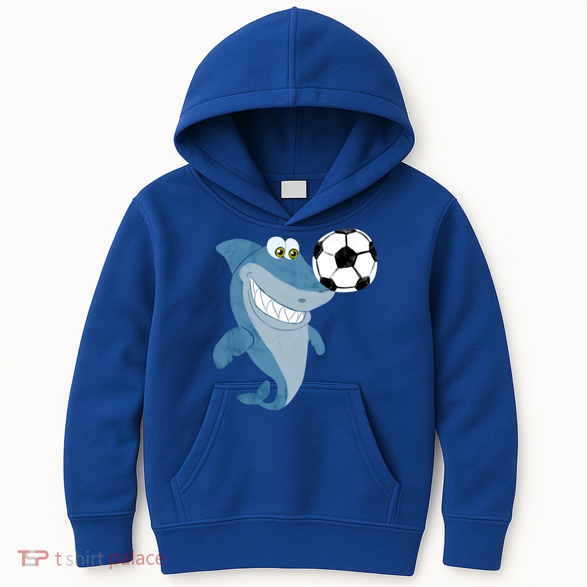 Soccer Team Shark Meaningful Gift Soccer Player Gift Kids Hoodie