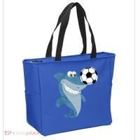 Soccer Team Shark Meaningful Gift Soccer Player Gift Tote Bag thumb 2