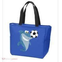 Soccer Team Shark Meaningful Gift Soccer Player Gift Tote Bag thumb 3