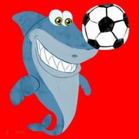 Soccer Team Shark Meaningful Gift Soccer Player Gift Santa Hat thumb 1