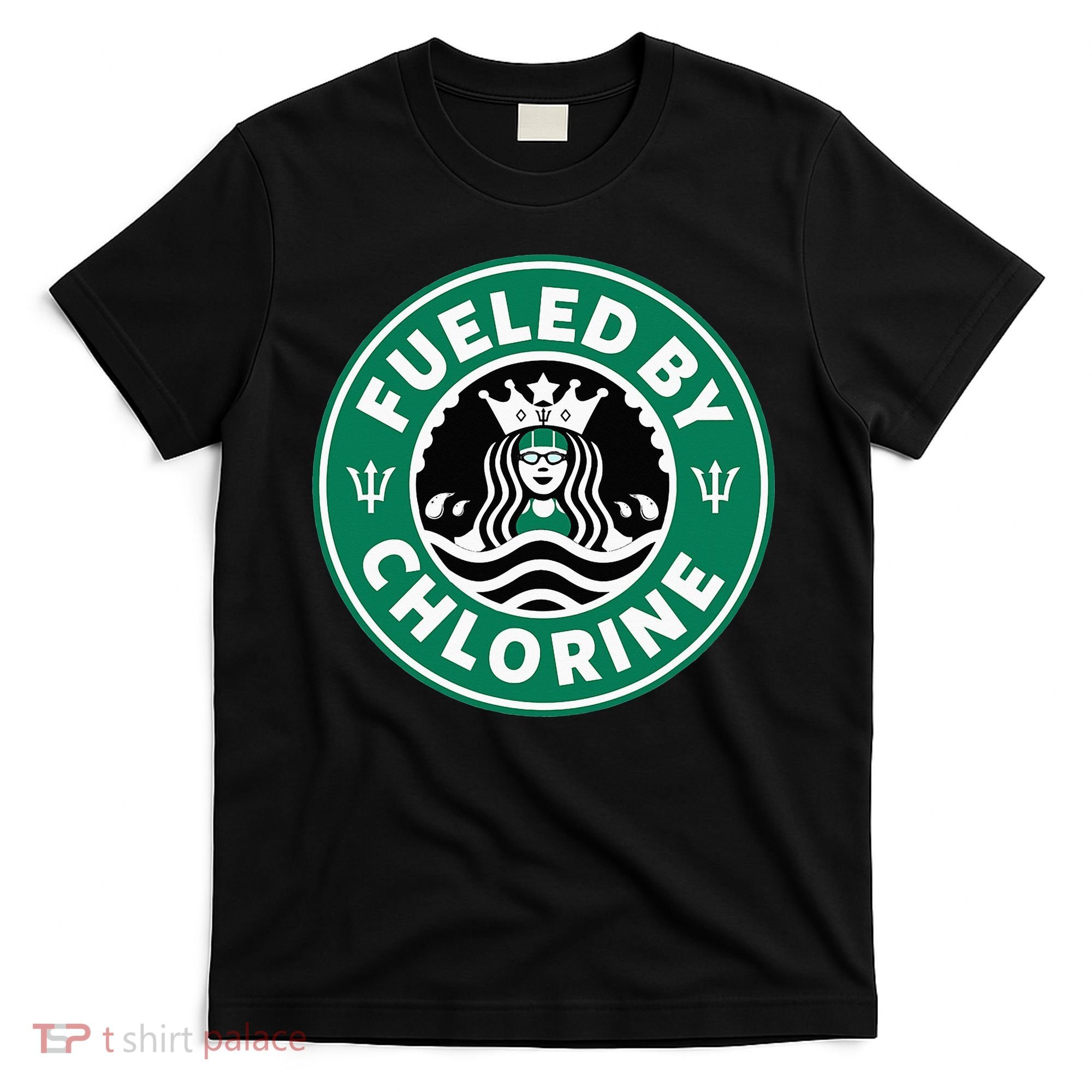 Swim Team Swimming Funny Parody Fueled by Chlorine T-Shirt