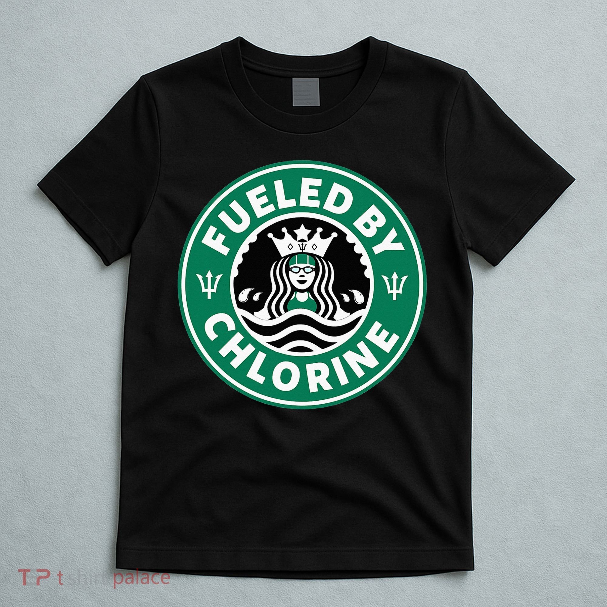 Swim Team Swimming Funny Parody Fueled by Chlorine T-Shirt