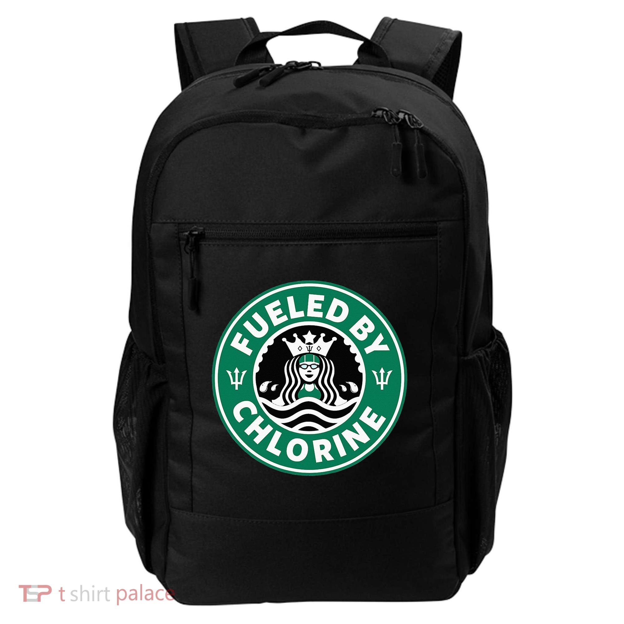 Swim Team Swimming Funny Parody Fueled by Chlorine Backpack