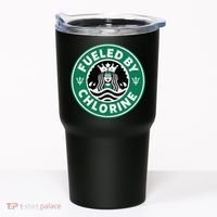 Swim Team Swimming Funny Parody Fueled by Chlorine Tumbler thumb 0