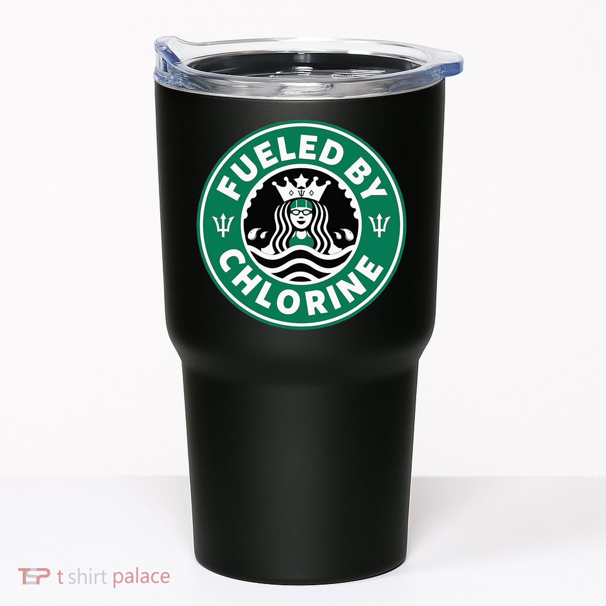 Swim Team Swimming Funny Parody Fueled by Chlorine Tumbler