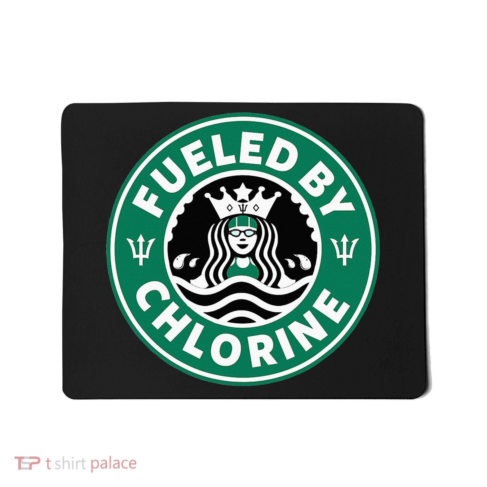 Swim Team Swimming Funny Parody Fueled by Chlorine Mousepad