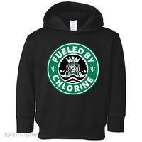 Swim Team Swimming Funny Parody Fueled by Chlorine Toddler Hoodie thumb 0