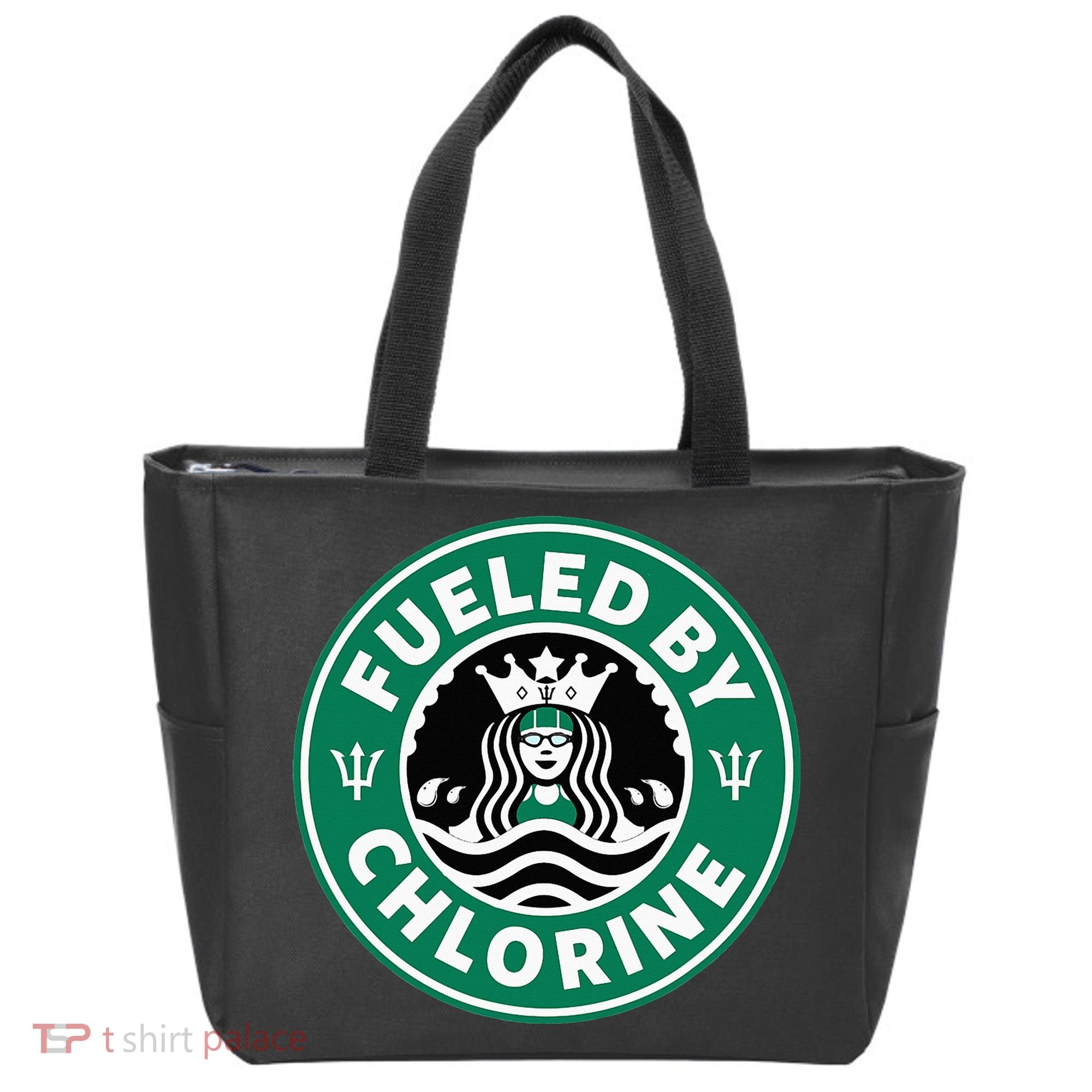 Swim Team Swimming Funny Parody Fueled by Chlorine Tote Bag