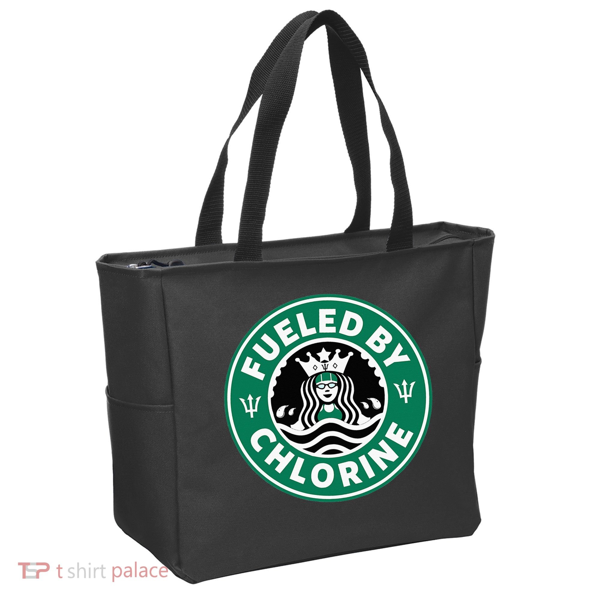 Swim Team Swimming Funny Parody Fueled by Chlorine Tote Bag