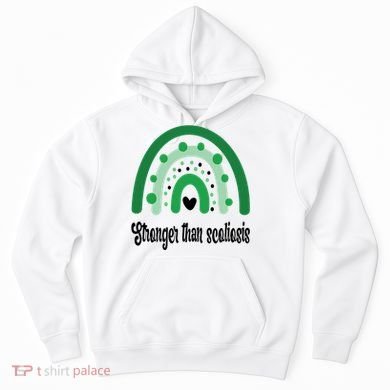 Stronger Than Scoliosis Rainbow Hoodie