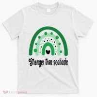 Stronger Than Scoliosis Rainbow T-Shirt thumb 0