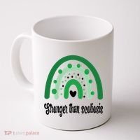 Stronger Than Scoliosis Rainbow Coffee Mug thumb 0
