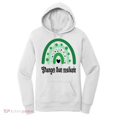 Stronger Than Scoliosis Rainbow Women's Hoodie