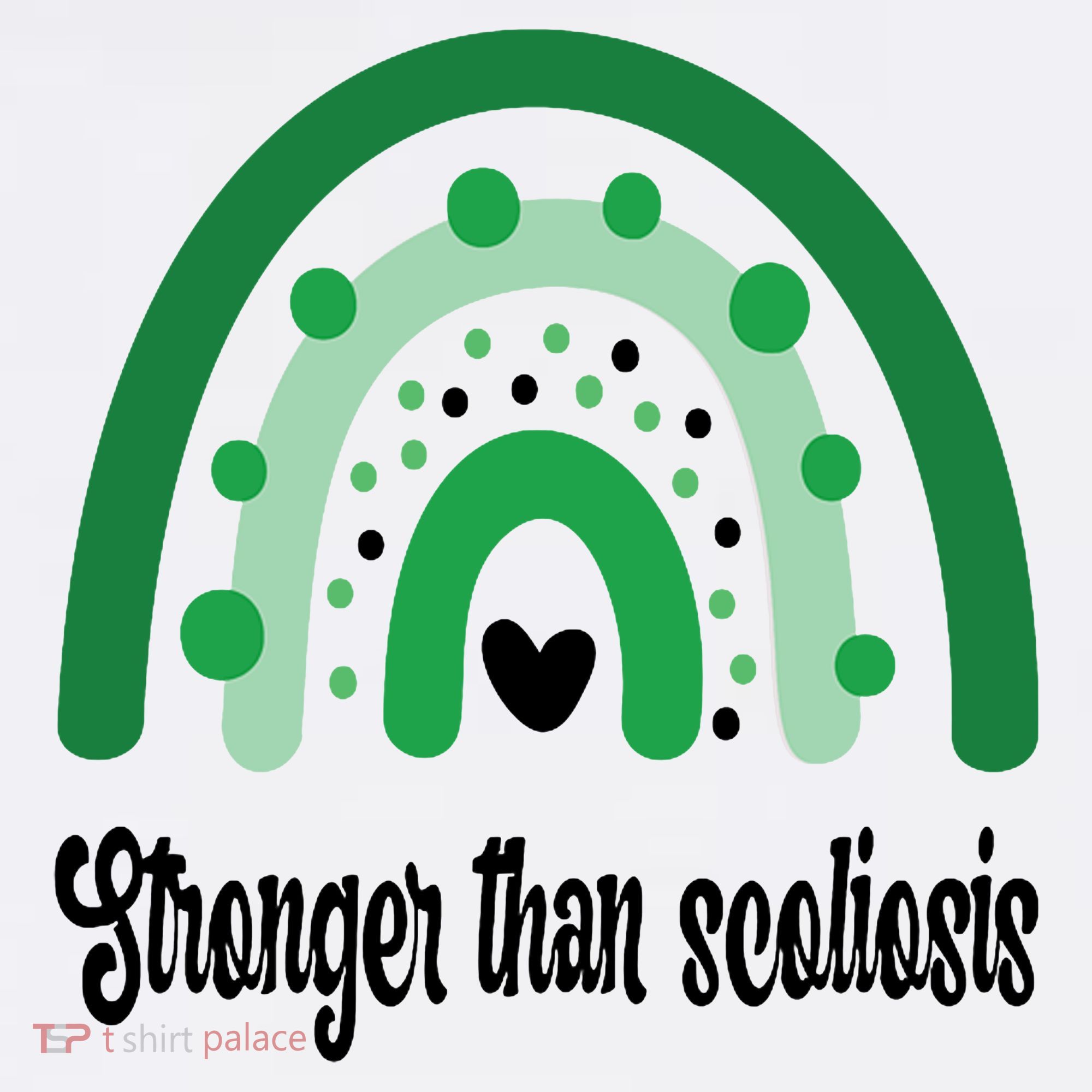 Stronger Than Scoliosis Rainbow Women's Hoodie